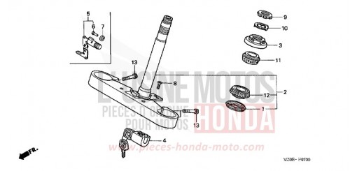 STEERING STEM GL1500C1 de 2001